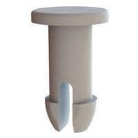 Essentra Components 27PIF0011 ອຸປະກອນກົດໃສ່ Push-In, ຮູ .115, ຄວາມຫນາແຜ່ນ .208
