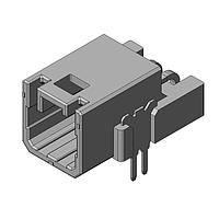 JAE Electronics MX81AL02NF3R370 ຫົວກາງການເຊື່ອມຕໍ່ Pin Header, 2-Position ມີຂາ, 2.54mm Pitch, Key 3