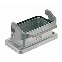HARTING 9628100398 ກອງປົກຄອງ 10B EMC Bulkhead Rear Fit Housing, Single Lever, ບໍ່ມີເຟຣມ