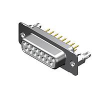 Molex / FCT 173109-1462 ຄວາມໜາແບບມາດຕະຖານ FCT DSUB STR PC RCPT 25 PN W/SNAPIN