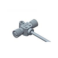 Amphenol LTW SS-040400-FF0-TSA03 ສາຍສະເພາະ ຕົວເຊື່ອມຕໍ່ມິດຕຣິກຮອບ, ສາຍ T, ເຫຼັກ, ລະຫັດ A, 4A, 04 ພິນ, (ສິ້ນ 1) ຜູ້ຍິງ ຜູ້ຍິງ, (ສິ້ນ 2) ຜູ້ຍິງ ຜູ້ຍິງ, ການດັບສະກຸນສອງ, ຄວາມຍາວ 3000 ມມ, IP68 ຈອງກັນ