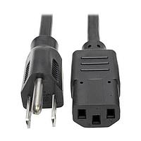 Tripp Lite P006-020 ສາຍພະລັງ AC 18AWG SJT 10A 125V 5-15P ໄປ C13 20'