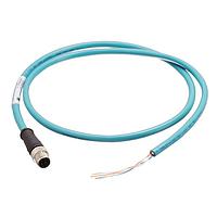 Molex 1300480038 ເສັ້ນສາຍເຊນເຊີ / ເສັ້ນສາຍອັກຊວເຕີ MIC 4P MP D-CODED 1M
