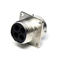 ITT Cannon TNM0U16-0400P1L ຮອບຮອງ TRIDENT TNM RECP M FLG 0-4 PWR