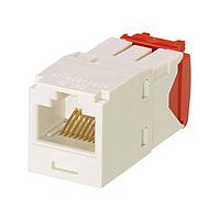 Panduit CJ5E88TGIW-C ໂມດູນ UTP Mini-Com, Cat 5e, UTP, 8 ຕຳແໜ່ງ 8 ສາຍ
