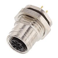 Molex 1201095005 ຕົວເຊື່ອມຕໍ່ກົງ UL-M12-4P(D)-FEMALE REC-PCB MT