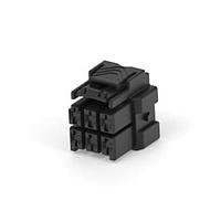 AMP Connectors - TE Connectivity 1-2232266-1 ຮອງຮັບສາຍແລະຮອງສາຍ PTL 2X3 PLUG HSG HOT WIRE KEY A BLK