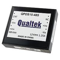 Qualtek Electronics QPDS15-48S12 ອຸປະກອນຈັບພະລັງງານປ່ຽນແປງ 12V 1.25A 15W DCDC SINGLE OUTPUT