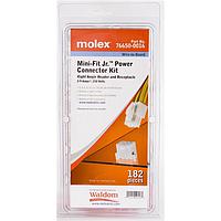 Molex 76650-0016 ຊຸດຕິດຕໍ່ MiniFitJr Power Kit RA Hdr ແລະ Recept