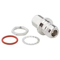 Amphenol RF 172371 ຕົວແປ RF - ໃນຊຸດ N Jack ເປັນ N Jack BHD Adapter, Low PIM
