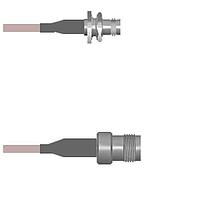 Amphenol Custom Cable Q-0A04N000H010i ສາຍສັນຍານ RF BNC-SJB/TNC-SJ G142 10I