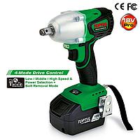 TOPTUL KPA-1639 1/2" DR. Brushless Cordless Impact Wrench (18V; 120-385Nm)