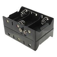 Eagle Plastic Devices 12BH161B-GR ຖານຖ້ວມແບດເຕີຣີ 6 D ມີປຸ່ມກົດ