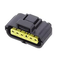 AMP Connectors - TE Connectivity 184026-1 ກອງປົກຄຸມ 6 POS/4 CIRC. PLUG ASSY KEY A