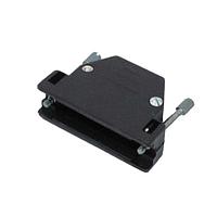 MH Connectors MHED-D25T-K ສ່ວນຫຼັງສອງຊິ້ນ MHED 25 WAY HOOD ສີດຳ, ຜູ້ຊາຍ