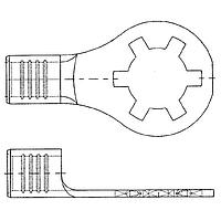 Molex 19074-0002 ວົງແຫຼມ STAR RING ON TAPE (S N TAPE (SRA-129-06T)