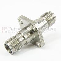 Fairview Microwave SM3227 2.92mm Female to 2.92mm Female 4 Hole Flange  Adapter (40 Ghz)