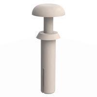 Essentra Components 27SR079295 ສແນັບຣິເວດ Snap Rivet, ຮູ .083-.087, ຄວາມຫນາຂອງແຜ່ນ .205-.225