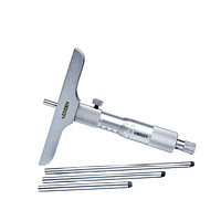 INSIZE 3240-B100S ໄມໂຄມິເຕີຄວາມເລິກ (0-100mm; 0.01mm; Spherical end)