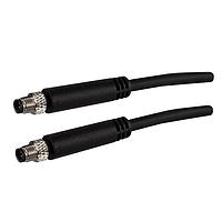 Stewart Connector BC-M5MA4BMA4010M Sensor Cables / Actuator Cables M5 A-Code Cable Assembly  Male Straight to Male Straight  1 m  IP67