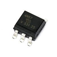 Vishay General Semiconductor 4N37-X009 ອອບຕອຄູເລີຣ໌ອອດພຸດທຣານຊິດເອັດ ຟໍຕໂຣທຣານຊິດ ອອດ ເຊັນເກິລ CTR>100%