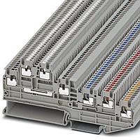 PHOENIX CONTACT 3244472 ບລັອກຕໍ່ສາຍບົດບັດ DIN Rail Terminal Blocks PTIO 1 5/S/5/U-BK/O-WH