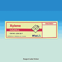 DaiHan DH.Lab3014 Wisd® ປ້າຍແຊ້ມການທົດສອບ Reagent Adhesive Label, ສໍາລັບ Methyl Ethyl Ketone(MEK), ແດງ