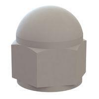 Essentra Components 0501032LCN ຝາລັອກ ພູດຝາລັອກ, ການດື່ມ #10-32, ຄວາມສູງ .400
