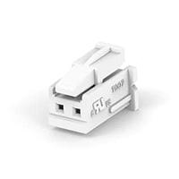 AMP Connectors - TE Connectivity 2301559-2 ຮອງສະຫຼຸບສາຍແລະຮອງສາຍສະຫຼຸບ EP 2.5 Plug Housing, 2 Pos