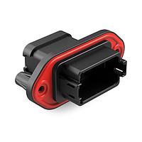 Amphenol SINE Systems AT04-12PB-PM14 ຕົວເຊື່ອມ 12 ຂາ Rcp Pnl Mnt B SelfThread Bk Sl Cap