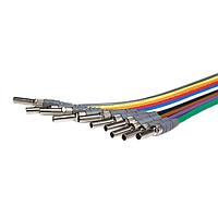 Switchcraft VMMP1BK05UHD ເສັ້ນສາຍພິເສດ 1 ຟຸດ ສີດຳ Patchcord, Micro Size UHD