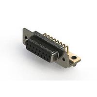 EDAC 622-M15-360-BN3 ຕົວເຊື່ອມ D-Sub - ຄວາມໜາ້ຄວາມຖືກມາດຕະຖານ EDAC ມຸມຂວາ ຕົວເຊື່ອມ D-Sub