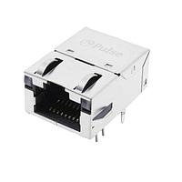 Pulse Electronics JXD6-0003NL ຕູ້ຕໍ່ແບບມົດູລາ / ຕູ້ຕໍ່ Ethernet CONN,RJ45,SMD,1X1,100D,1:1,GY,TY