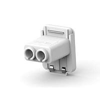 P&B 2213189-3 ຕົວເຊື່ອມ 2P 3A 400V 22-18 AWG ມີຝາ ITB POKE-IN