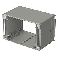 BOPLA 79002300 ກອງປົກຄຸມ ENCLOSURE, COMBICARD, BASIC, ELEMENT, 226.5 X 146.7 X 139.76MM