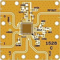 Quantic X-Microwave XR-B9U5-0909D ບອດປະເມີນ Upconverters, ADMV1013SMT