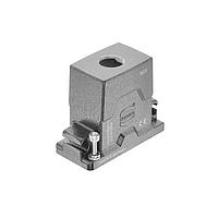 HARTING 19405100411 Hoods 10B HPR ກອງຄຸມຄອມແພັກ HC (ກວ້າງ), ການລອກດ້ວຍກະແຈ, ການເຂົ້າດ້ານບູດ, M25