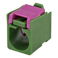 Rosenberger 59Z006-T00E ອຸປະກອນປະກອບພາຍໃນພາສຕິກ ຈັກມຸມຂວາ E ສີຂຽວ