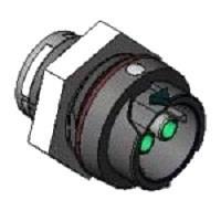 Amphenol Alden 400182 ກະແຜງຕໍ່ສາຍຕິດຕູ້ດ້ານໜ້າ 14 ແຖວ #22