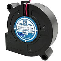 Orion Fans ODB5115-24MB ພັດລົມ DC Blower, 51x51x15mm, 24VDC, 3.4CFM, 1.2W, 35.2dBA, 4500RPM, Ball, Lead Wire