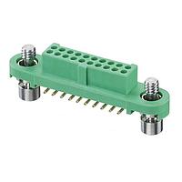 Harwin G125-FS12005F1P ຫົວຂໍ້ຜູ້ຍິງ SMT 20 ຕິດຕໍ່