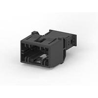 AMP Connectors - TE Connectivity 1355290-1 ກອງປົກກັນ Tab 9,5 TAB HOUSING 2POS, ສີດຳ
