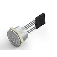 Alcoswitch - TE Connectivity 2342835-2 ປຸ່ມກົດສະຫນອງ AVC19L Flat AIO ແດງ RL 500mm/1x6