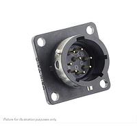 Eaton Souriau-Sunbank UTGX012D8PW ຮອບຮອງ Receptacles Square flange receptacle, ບໍ່ມີ backshell, ມີ 8 ຕິດຕໍ່ PCB ຊາຍ, IP68/69K ໃນສະພາບບໍ່ໄດ້ຕ້ອງການ, keying W