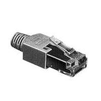 Hirose Electric TM11AP1-88P(03) ຕົວເຊື່ອມ 8P M MODULAR PLG EMI STRAIGHT CABLE ສີດຳ