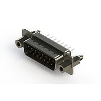 EDAC 627-015-320-067 ຕົວເຊື່ອມ D-Sub - ຄວາມໜາ້ຍມມາດຕະຖານ D SUB PLUG VERT METAL