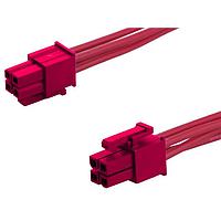 Molex 226196-1042 Discrete Wire Mini-Fit Versa Color-to-Mini-Fit Versa Color ASSY 4.2P DR 150mm Lgth 4 Ckt ແດງ