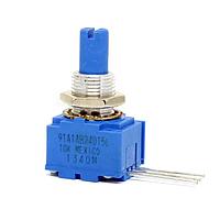 Bourns 91A1A-B24-D15L ອາຍຸຍາວ 5/8" 10K 20% ສີ່ແຫ່ງ ການຫຼັກສູດດຽວ