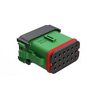 Amphenol SINE Systems AT16-18SC-EK02 ປລັກ 18 ທາງ 18 ຕຳແໜ່ງ, ປລັກ Ke, Keyed C, ສີຂຽວ