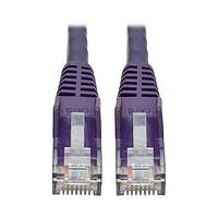 Tripp Lite N201-015-PU Cat 6 15FT PURPL CAT6 SNAG PTCH CBL